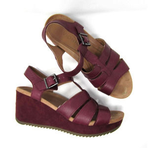 Vionic Tawny Women's Burgundy Sandals 8.5